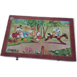 Jouet Cube en bois Picsou et Mickey multicolore 0x0x0