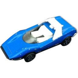 Voiture miniature (1969) alfa roméo p33 pininfarina corgi juniors echelle : 1/56ème... bleu 0x0x0