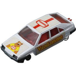 Ancienne voiture miniature Citroën BX norev blanc 7x0x0