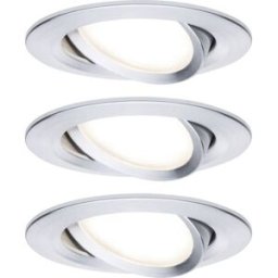 Paulmann 93487 Nova Spot encastrable jeu de 3 LED LED 18 W Aluminium (tourné)