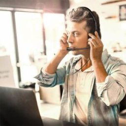 LogiLink Casque stéréo, avec microphone, noir