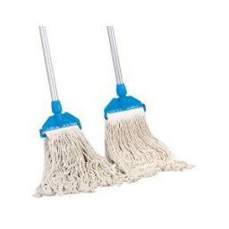 Frange Rubbermaid Faubert coton cousue - 400 g blanche