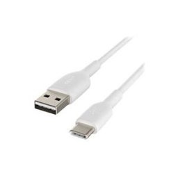 Belkin boostcharge câble usb 1 m usb a usb c blanc
