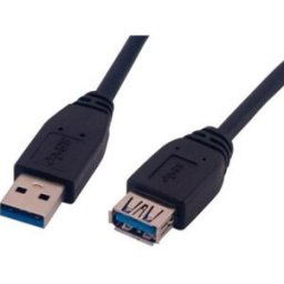 Mcl usb 3.0, m/fm, 3m câble usb usb 3.2 gen 1 (3.1 gen 1) usb a noir