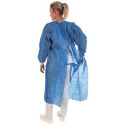 HYGOSTAR Blouse chirurgicale SMS, bleu, L