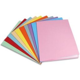 Chemise 1er prix en carte recyclée 180 grammes - coloris assortis - paquet de 25