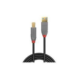 Lindy 36742 câble usb usb 3.2 gen 1 (3.1 gen 1) 2 m usb a usb b noir, gris