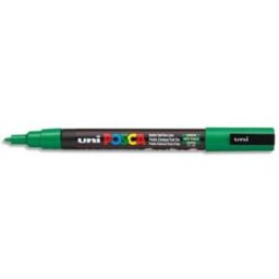 Uniball Marqueur peinture à l'eau Posca PC-3M - pointe conique polyester fine 1,5 mm - vert foncé