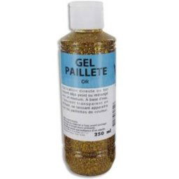 La Française des Couleurs Flacon O'Color de 250 ml de gel pailleté or