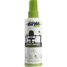 Set APM spray surfaces-universel, écologique/green, 250ml+microfibre