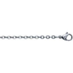 France Minéraux Chaîne Acier n°2 - 55cm