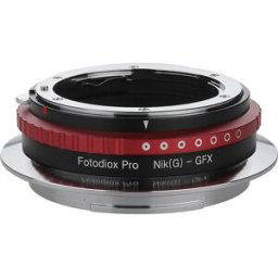 Adaptateur de monture d'objectif Fotodiox Pro - Nikon Nikkor F monture Type G à Fujifilm monture type G (NikG-GFX-Pro)