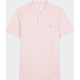 Farah - Polo Ã manches courtes en coton bio - Taille S Rose S male