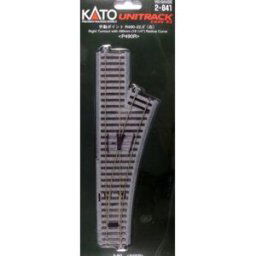 (H0) Kato Unitrack 2-841 Aiguillage, à droite 246 mm 1 pc(s)