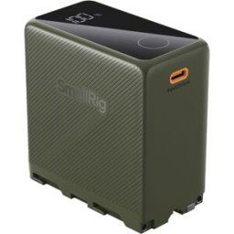 SmallRig 4577 NP-F970 USB-C Batterie rechargeable pour appareil photo, verte