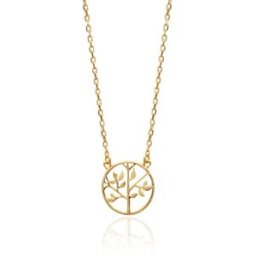 Collier Femme fantaisie arbre de vie plaqué or Maison de la Bijouterie UYZY6545 female