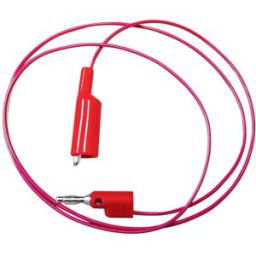 Mueller Electric BU-2030-A-96-2 Cordon de mesure banane mâle 4 mm pince crocodile 2.4 m rouge 1 pc(s)