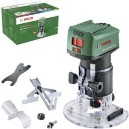 Bosch Home and Garden Défonceuse 06039D5000 AdvancedTrimRouter 18V-8 brushless, + accessoires, sans batterie, sans chargeur