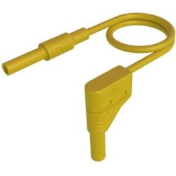 SKS Hirschmann MAL S WG-B 100/2,5 ge Cordon de mesure de sécurité fiche de sécurité 4 mm fiche de sécurité 4 mm 100 cm jaune 1 pc(s)