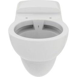 WC suspendu Ideal Standard Contour 21 à fond creux S306901 sans obstacle, 36x70x40cm, sans rebord de chasse d'eau, blanc