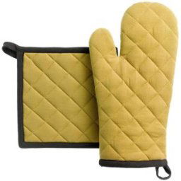 Maison Vivaraise Lot gant de cuisine/manique recyclé Grace Badiane 15 x 32 15 x 32 cm unisex