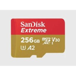 SanDisk Extreme Carte microSDXC 256 GB Class 10, UHS-I, v30 Video Speed Class résistance aux chocs, étanche