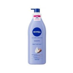 Nivea Lait Corps Hydratant Douceur Beurre de Karité Peaux Sèches 400 ml - Flacon-Pompe 400 ml