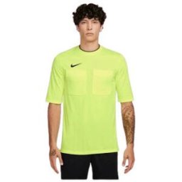 Veste Nike MAILLOT M NK DF REF II JSY SS 22 - VOLT/BLACK - L Noir