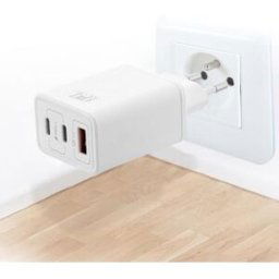 Chargeur rapide 3 USB-A & C 65W TNB - Blanc