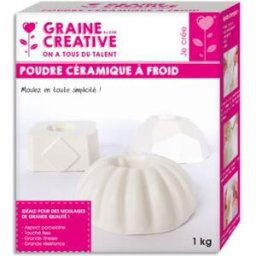 DTM Boîte de 1kg de céramique à froid aspect porcelaine