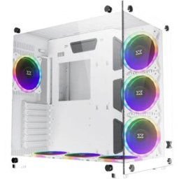 Tour midi Xigmatek PC- Gehäuse Xigmatek Aquarius Plus Arcti Boîtier PC blanc