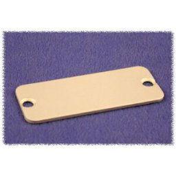Plaque arrière Hammond Electronics 1455PAL-10 aluminium naturel (L x l x H) 1.5 x 120.5 x 30.5 mm