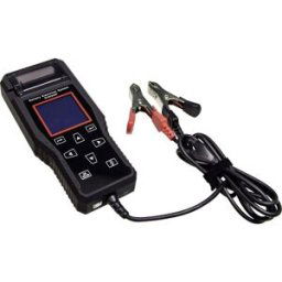 Helvi T10 Contrôleur de batterie, Testeur de batterie de voiture, Appareil danalyse système avec imprimante, surveillance de la charge 105 mm x 285 mm x 320 mm