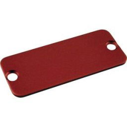 Plaque arrière Hammond Electronics 1455KALRD-10 aluminium rouge (L x l) 78 mm x 43 mm