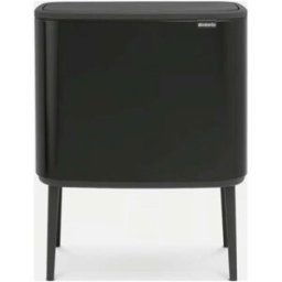 brabantia Bo Touch Bin 31 60 67 Poubelle 33 l acier (L x l x H) 312 x 540 x 680 mm noir 1 pc(s)