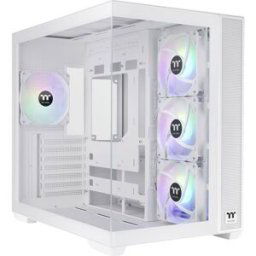 Tour midi Thermaltake View 380 TG ARGB Snow White Boîtier PC blanc neige