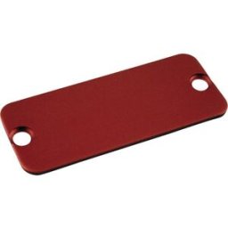 Plaque arrière Hammond Electronics 1455DALRD-10 aluminium rouge (L x l) 45 mm x 25 mm