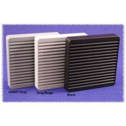 Set de filtrage de lair Hammond Electronics XPFA120CG ABS beige (L x l x H) 105 x 105 x 15 mm 1 pc(s)