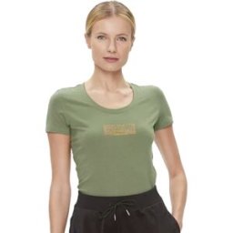 T shirt Guess Studs Box Femme Kaki L
