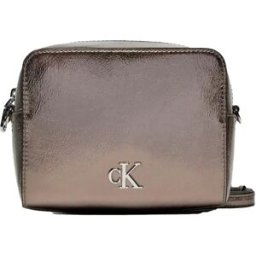 Sac bandoulière Calvin Klein Jeans Minimal mono Femme Argent Taille unique