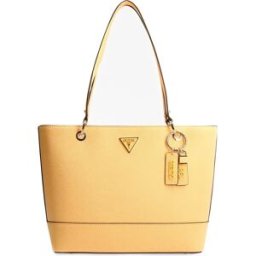 Sacs à main Guess noelle breloque Femme Jaune Taille unique