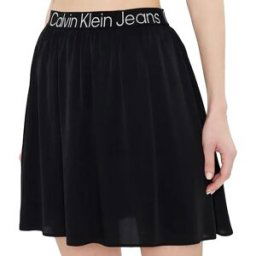 Jupe Calvin Klein Floral unlimited logo Femme Noir M