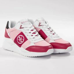Basket Guess Tesha logo 4g Femme Rose 35