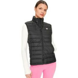 Doudoune sans manche Guess Mini G Femme Noir S