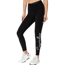 Legging Superdry Scripted graphic Femme Noir XS