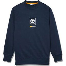 Sweat Timberland Logo arbre Homme Bleu M