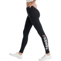 Legging Superdry classic logo modern Femme Noir M