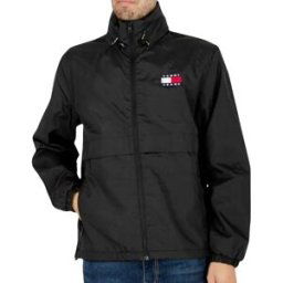 Coupe vent Tommy Jeans Classic flag logo Homme Noir S