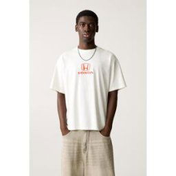 Pull&Bear T-Shirt Honda Blanc L male