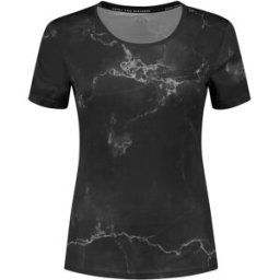 T-shirt à manches courtes femme Rogelli Marble Noir S Femme